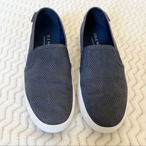 Cole Haan Grand Os Platform Sneakers in Navy Size 7 1/2
